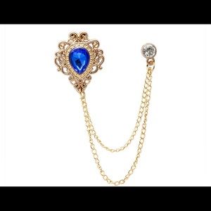 Men’s accessories,crystal chain suit or shirt stud